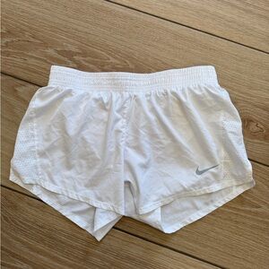 Nike Women's White Athletic Shorts